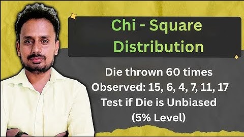 Chi square distribution | Chi square test | Statistical inference