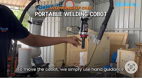 Fairino Portable Cobot Welding with program free   Force sensor #galexonrobotics #fairino #video 