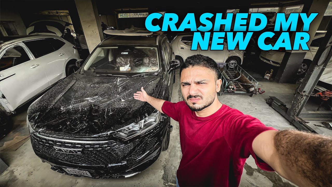 Crashed my new CAR 😞 | VLOG | ukhano - YouTube