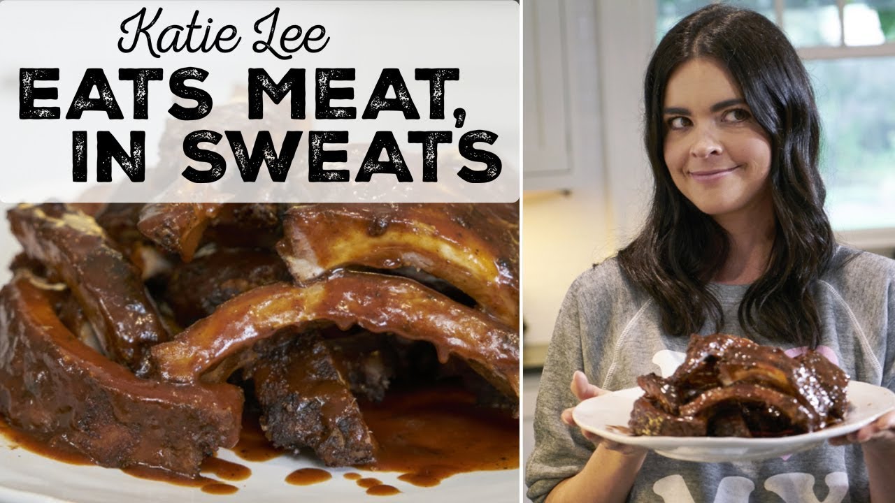 Katie Lee Makes BBQ Ribs | Katie Lee Eats Meat, In Sweats | Food Network