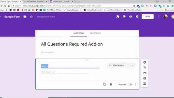 How to make all questions required in Google Forms