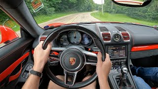 2016 Porsche Cayman GT4 - POV Test Drive (Binaural Audio)