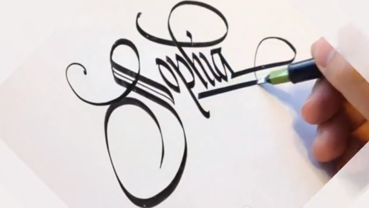 Calligraphy Sophia Youtube