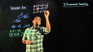 Lecture 01 3-Dimensional Geometry, Straight Line Introduction