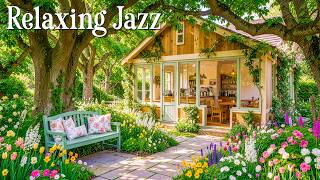 Fresh Garden Jazz – Cozy Cottage Café Ambience with Relaxing Bossa Nova Piano for Work & Study screenshot 1