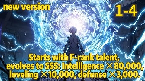 Starts with F-rank talent, evolves to SSS: Intelligence ×80,000, leveling ×10,000, defense ×3,000