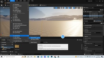 Unreal Engine 5 Chinese tutorial: how to fix default viewport. 初学者虚幻5中文教程:怎么一键恢复原来默认的诸多页面设置