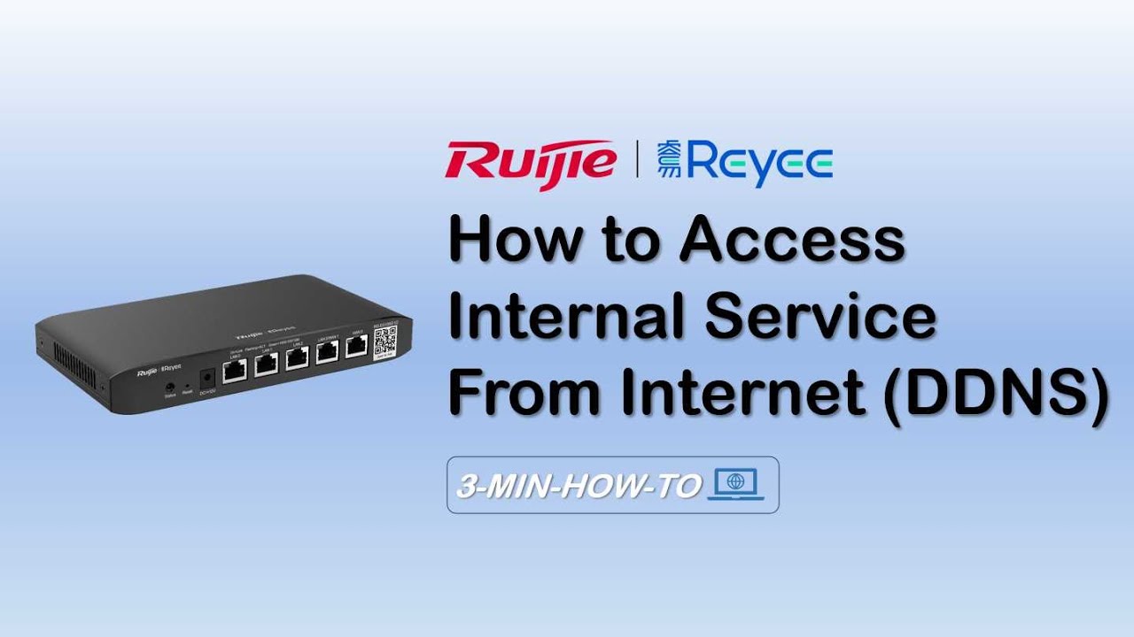 Internal access. 501 Internal service. Reyee Ruijie logo.