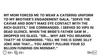 My Mom Forced Me To Wear A Catering Uniform During My Brother's Engagement Gala  Then The Bride's