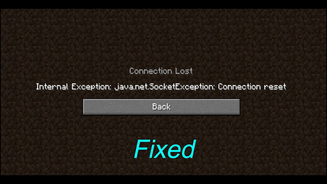 Minecraft 1.17+ || java net socketexception connection reset _ Fixed ...