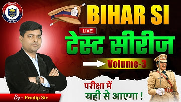Bihar Daroga Exam 2025 | Practice set- 49 | Kautilya GS | Pradip Sir #bihardarogaexam
