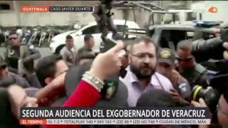 Javier Duarte aceptó ser extraditado a México