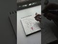 Luffy drawing with ball point pen #shorts #trending #art #viral