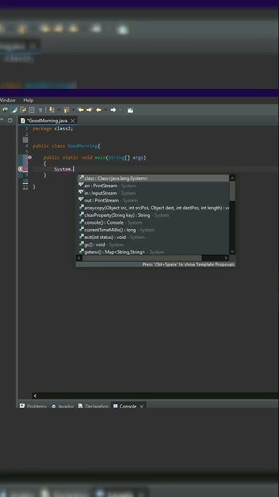 My first program in JAVA #trending #shorts #first #java #programming ...