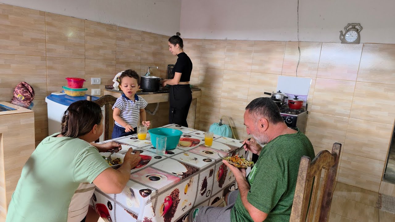 FAMÍLIA REUNIDA chegou FRANCISCO PRA COMPLETAR