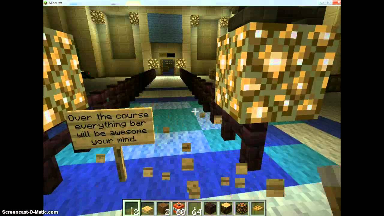 A destroyed springfield map on minecraft