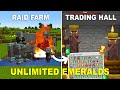 NEW UPDATE Minecraft RAID FARM with Trading Hall 1.21 (ALL VERSION)