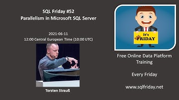 Sql Friday #52 - Torsten Strauss on Parallelism in Microsoft SQL Server