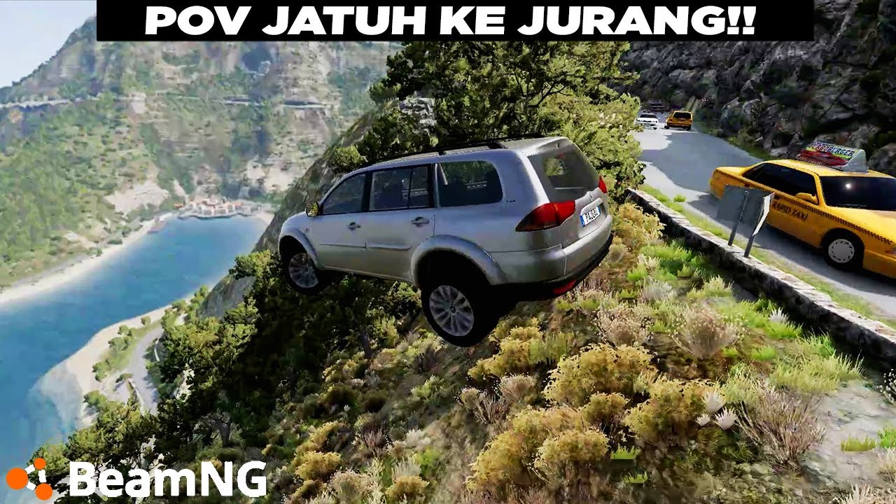 Parah Ga Ya Hancurnya Ni Mobil Kalau Terjun Ke Jurang ?? 😅😅 BeamNG Gameplay