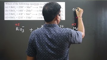 Which of the following equations is a  | Balacing Redox Master Series | Balancing equation trick