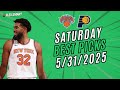 NBA Picks Today 5/31/2025 | Knicks vs Pacers Game 6 Predictions &amp; Player Props