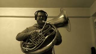 Spirit Adrift: Barn Burner (Bass covered on a tuba)