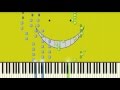Assassination Classroom OP1- Seisun Satsubatsu-ron - Piano tutorial (Synthesia)