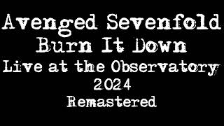 Avenged Sevenfold - Burn It Down Live at the Observatory in Santa Ana, Ca 2024