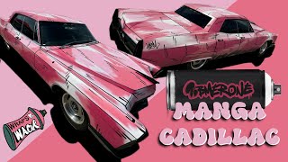 Manga Cadillac Spray Paint Job