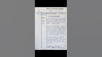 BLOG WRITING FORMAT ||#blogwriting#class11  #writingskills#class12  #grammar #sablesir #shorts