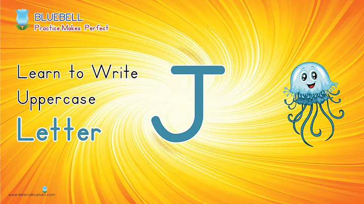 Learn to Write Capital Letter J of the Alphabet | For Preschool & Kindergarten Kids | Neena Bluebell