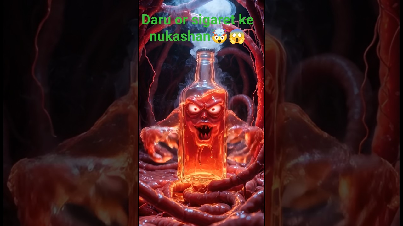 Cigarette, Daru ka sach?😱🤯harmful cigarette and alcohol 😱