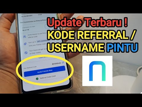 KODE REFERRAL USERNAME PINTU