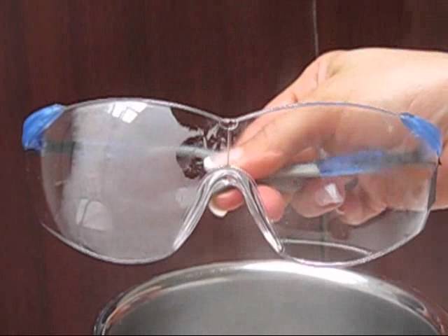 Antiempañante para Lentes de Seguridad.wmv - YouTube