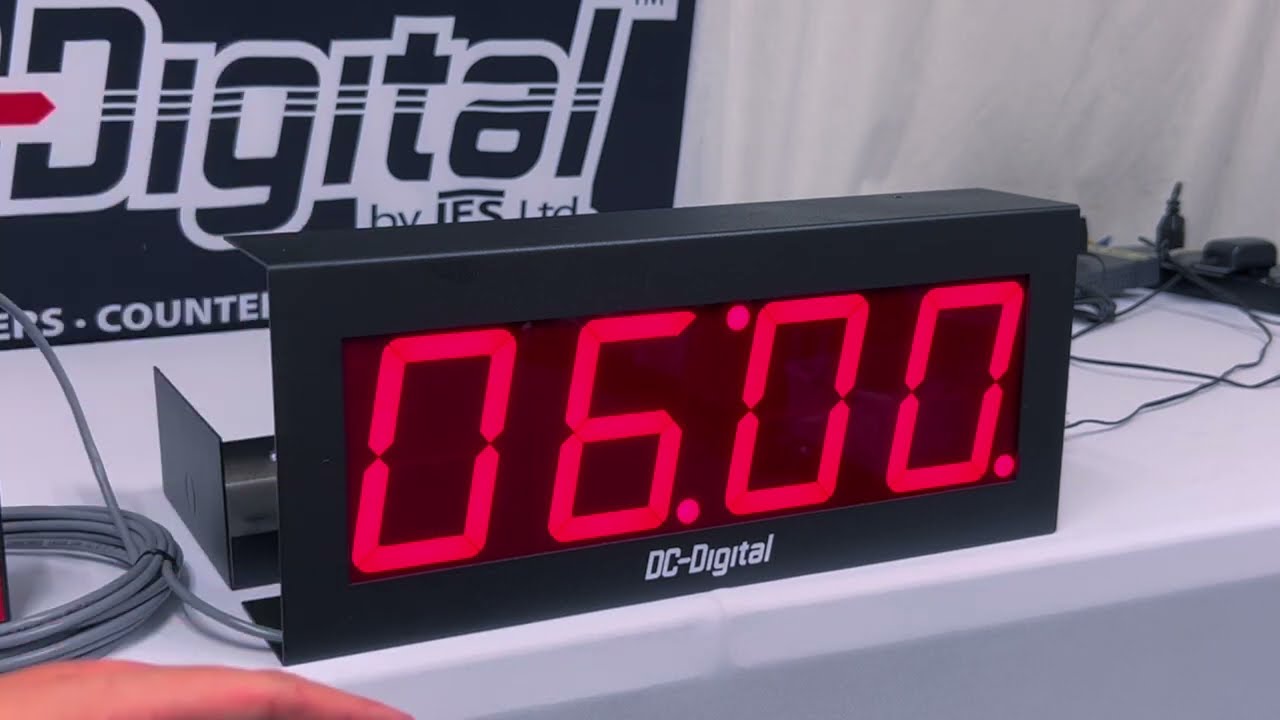 Public Meeting, Speaker, Multi-function Timer & Clock w/ Wired Remote Controller - DC-40UT-WR