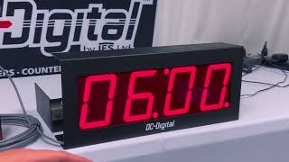 Public Meeting, Speaker, Multi-function Timer & Clock w/ Wired Remote Controller - DC-40UT-WR