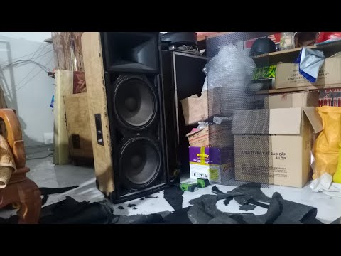 Video Lột Nỉ Thùng Loa Sân Khấu Sơn Lại, Sửa vỏ thùng loa... - youtube
