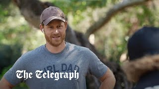 Prince Harry takes part TV skit to promote his new sustainable travel company