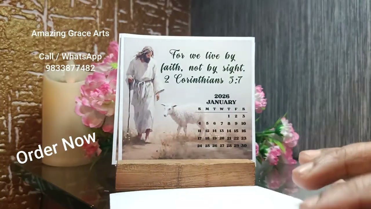 2026 Table Calendar | Perfect Gift for New Year | Customize with Photos & Quotes