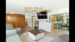 NEW LISTING! 2313 E. 17th St. Sioux Falls, SD