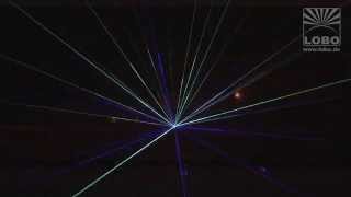 LOBO: Laser Show and Video Projection on a Water Screen in Hamedan