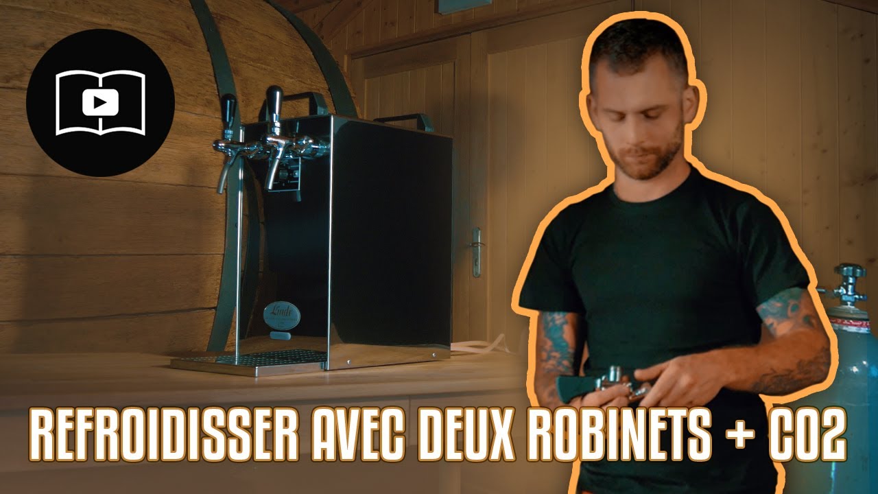 Comment connecter un refroidisseur de boissons LINDR à deux robinets avec du CO2
