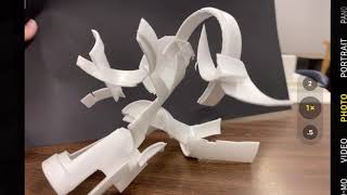 Styrofoam Cup Sculpture