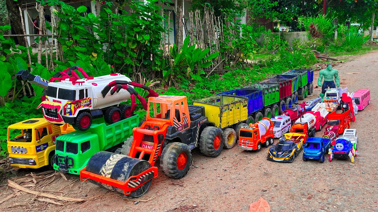 Box Full of Model Cars -Mazda Mx5, Koenigesgg Jesko, Lamborghini Scv12, Byd Yang Wang U8, Toyota Car