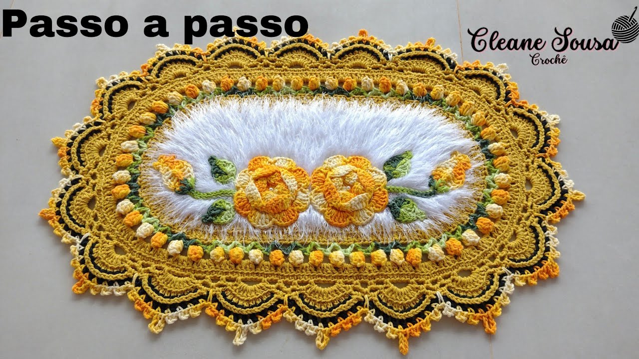tapete Floratta luxo/passo a passo completo