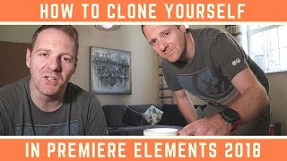 Как клонировать себя в Adobe Premiere Elements 2018