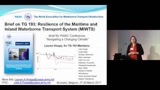 3.15 - PIANC Task Group 193 on resilience of maritime and inland waterborne transport