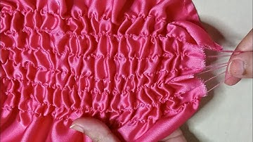 Amazing Sewing Tips and Tricks | Smocking Tutorial for Beginners | Diy Smock Dress | dress Making