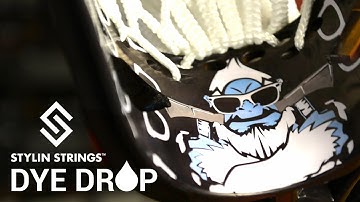 Tomahawk Shades Custom Lacrosse Dye Job on an Under Armour HEadd: Dye Drop