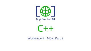 Working with NDK: Part 2